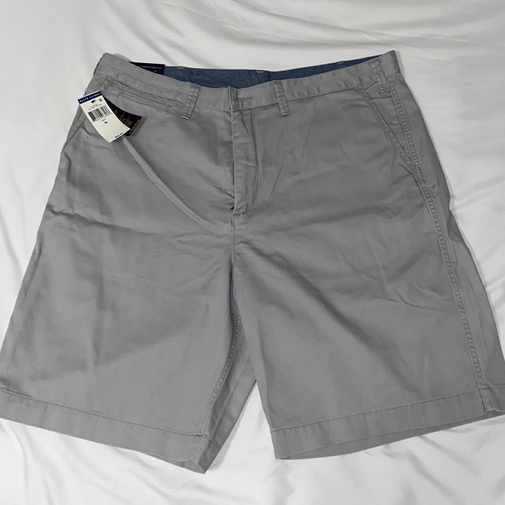 Grey Polo Ralph Lauren Relaxed Fit Cargo Shorts